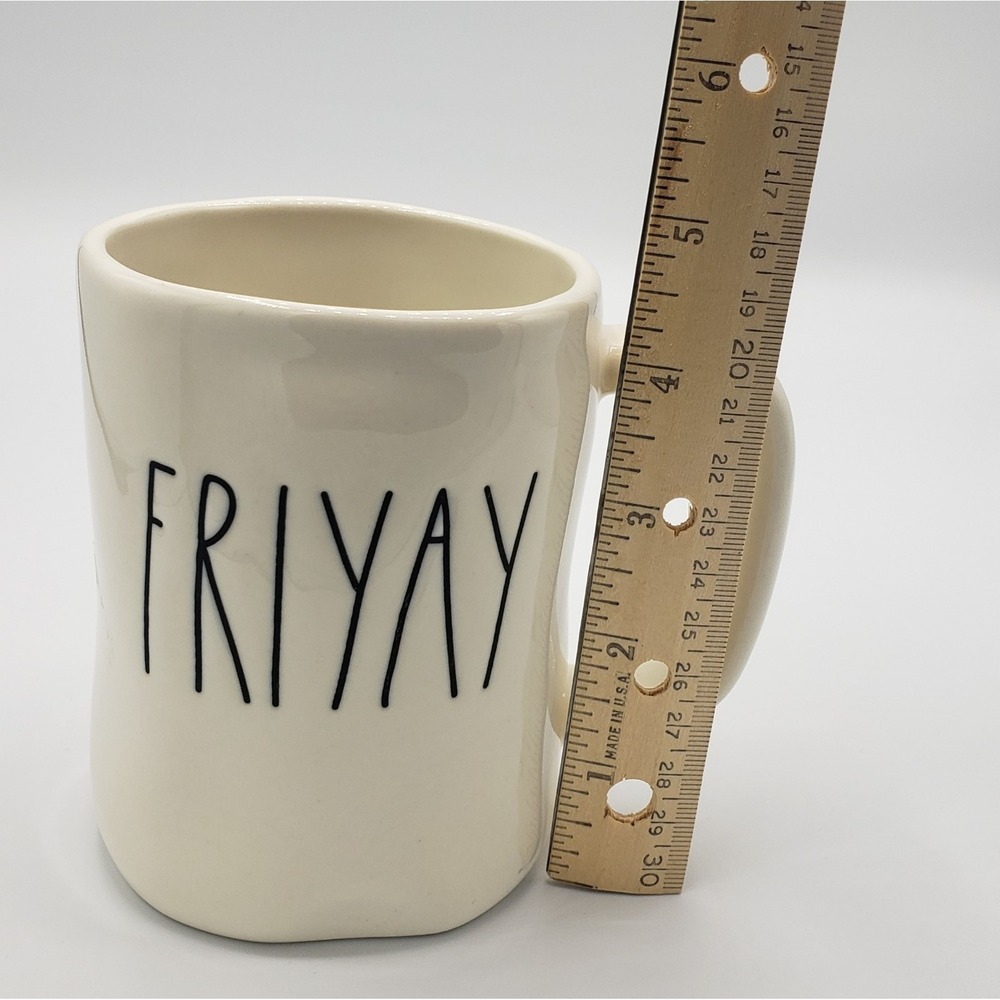 Rae Dunn‎ Artist Collection Friyay Coffee Mug White 18 Oz - Picture 5 of 7